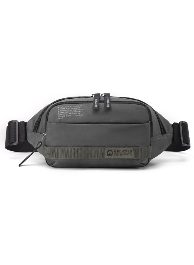 WEPOWER New Men's Waist Bag Simple Trend Crossbody Bag Chest Bag Sports Small Bag Travel Chest Bag - Image 1