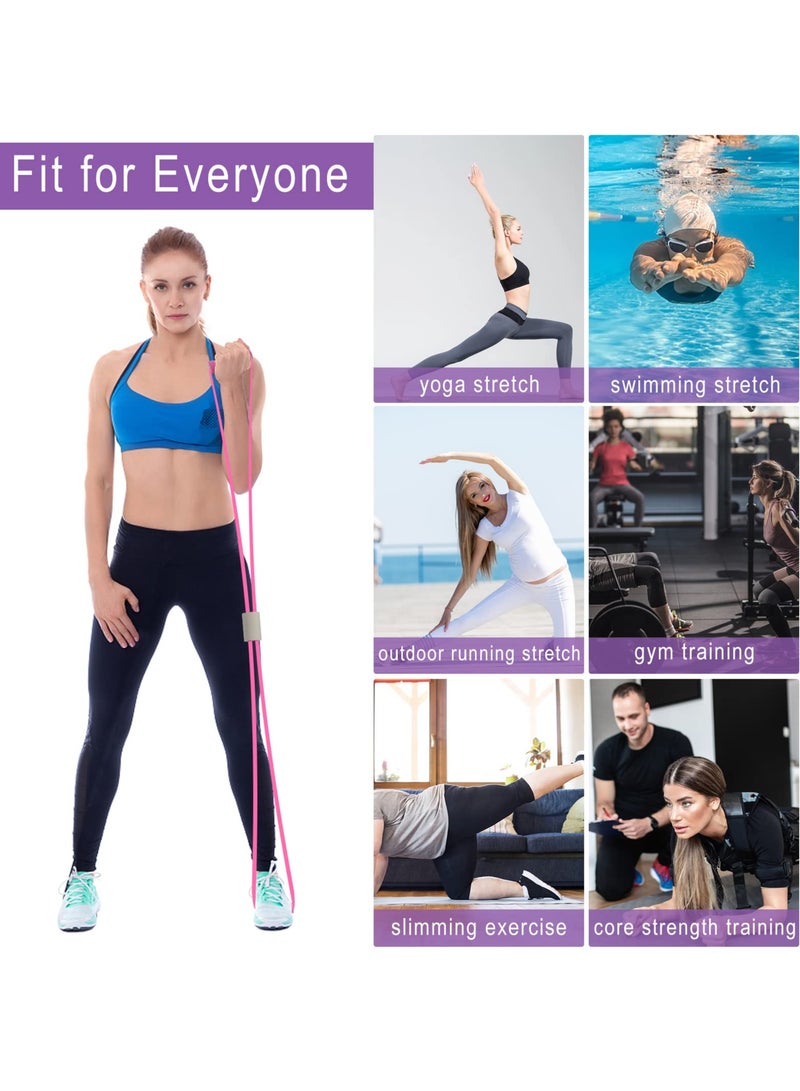 Figure 8 Resistance Bands, Yoga Resistance Band Stretch Fitness Band, Pull Rope, Chest Arm and Shoulder Stretch Bands Exercise Equipment for Home Workout, Physical Therapy, Strength Training - Image 5