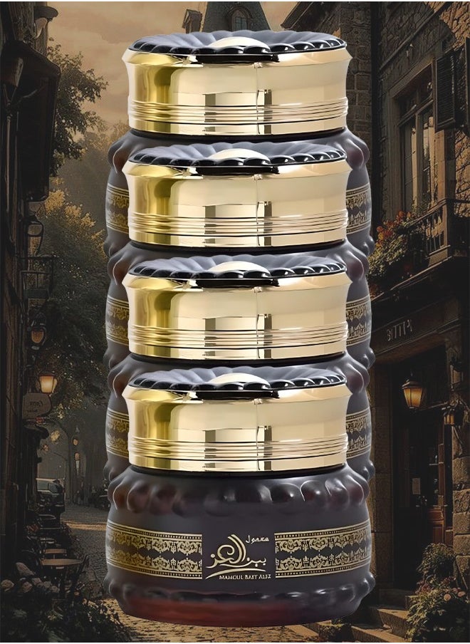 الماس للعطور 4 قطع معمول بيت العز 60 جرام  - Image 1