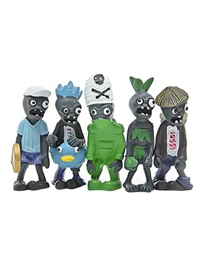 HALAMODO 16 PCS Plants PVZ Toys Set Zombies Figurines Series PVZ Plush PVC Toys New, Great Gifts for Kids and Fans, Birthday and Party - Image 1