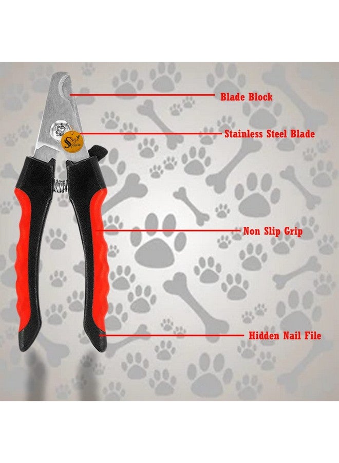 Sage Square Pet Nail Cutter, Clipper, Safe, Stainless Steel, Sharp Blade, Stress-Free, Smooth, Quick And Sharp Cuts, Comfortable,Easy Grip, Perfect For Like Rabbits, Dogs, Cats, Puppies (12Cm) - Image 5