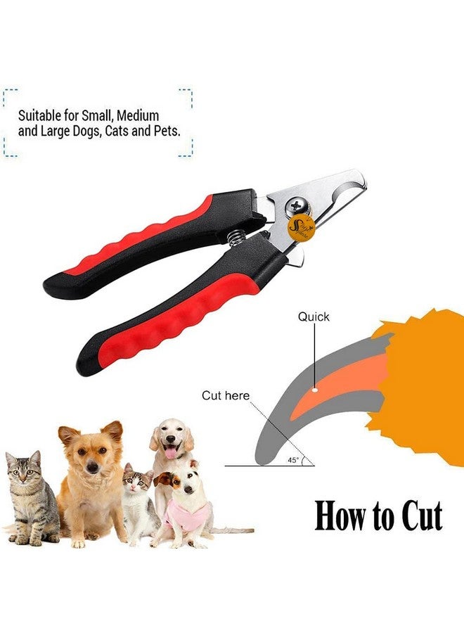 Sage Square Pet Nail Cutter, Clipper, Safe, Stainless Steel, Sharp Blade, Stress-Free, Smooth, Quick And Sharp Cuts, Comfortable,Easy Grip, Perfect For Like Rabbits, Dogs, Cats, Puppies (12Cm) - Image 4