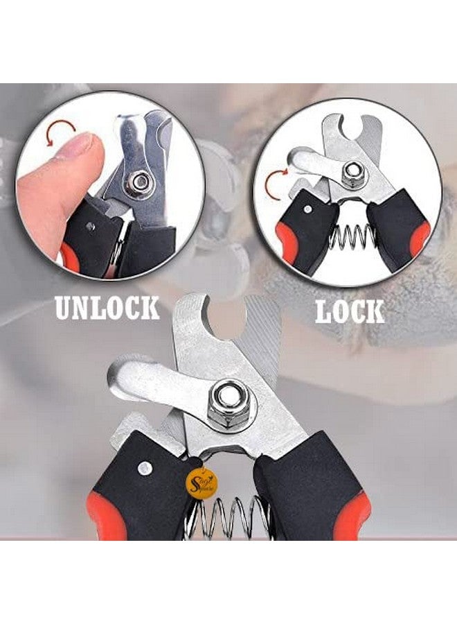 Sage Square Pet Nail Cutter, Clipper, Safe, Stainless Steel, Sharp Blade, Stress-Free, Smooth, Quick And Sharp Cuts, Comfortable,Easy Grip, Perfect For Like Rabbits, Dogs, Cats, Puppies (12Cm) - Image 3