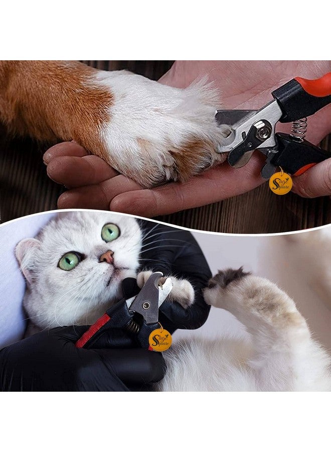 Sage Square Pet Nail Cutter, Clipper, Safe, Stainless Steel, Sharp Blade, Stress-Free, Smooth, Quick And Sharp Cuts, Comfortable,Easy Grip, Perfect For Like Rabbits, Dogs, Cats, Puppies (12Cm) - Image 2