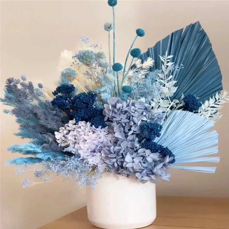 Bluejw L06539 Beautiful Wildflower Bride Bouquet – Preserved Dried Flower Arrangement with Natural Dried Plants, Fruits & Botanicals for Wedding, Home Decor & Gift - Image 2