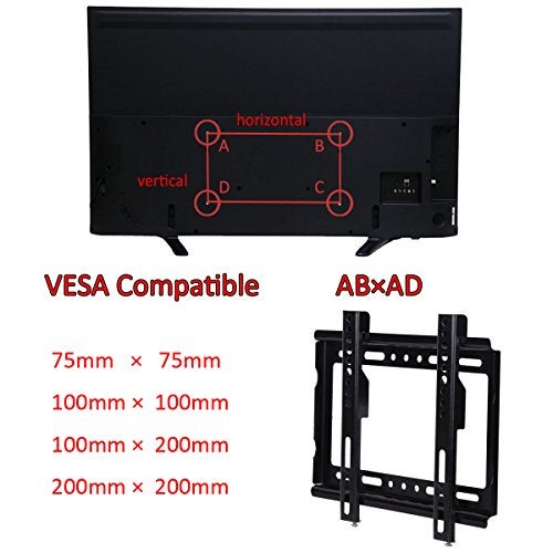Gadget Wagon 32" - 42 inches LED tv Wall Mount Stand Fixed, VESA 200 X 200 mm - Image 5