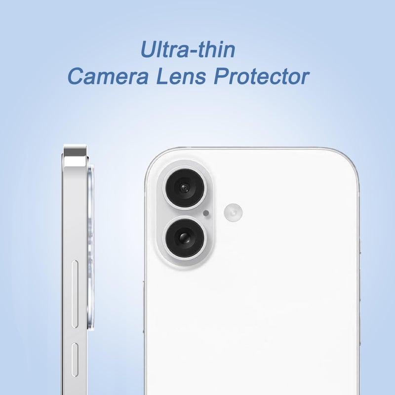 Ailun 3 Pack Screen Protector for iPhone 16 [6.1 inch] + 3 Pack Camera Lens Protector with Installation Frame,Case Friendly Tempered Glass Film,[9H Hardness][Not for iPhone 16e/16 Pro/Plus/Pro Max] - Image 4