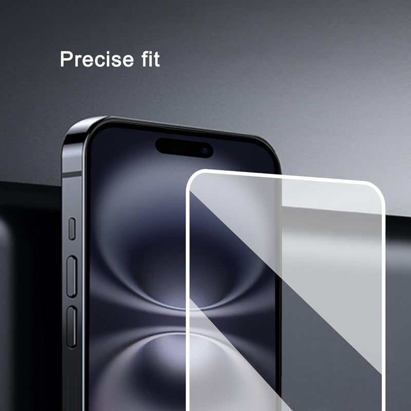 Ailun 3 Pack Screen Protector for iPhone 16 [6.1 inch] + 3 Pack Camera Lens Protector with Installation Frame,Case Friendly Tempered Glass Film,[9H Hardness][Not for iPhone 16e/16 Pro/Plus/Pro Max] - Image 5