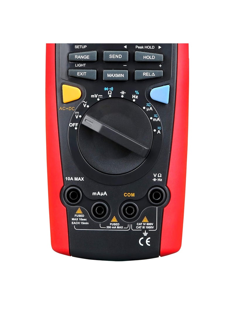 UniT UNIT UT71A TrueRMS Electronics Logging Multimeter Auto Manual Ranging 1000V AC DC 10A 20000 Counts OhmmeterVoltmeterAmp TesterCapacitance MeterFrequency Counter  - Image 3