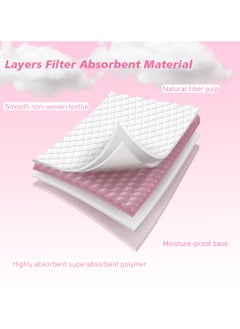 Cute 'n' Cuddle Pack Of 60 Disposable Changing Mats, Pink, 60 CM X 45 CM  - Image 4