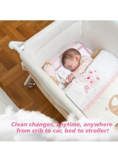 Cute 'n' Cuddle Pack Of 60 Disposable Changing Mats, Pink, 60 CM X 45 CM  - Image 5