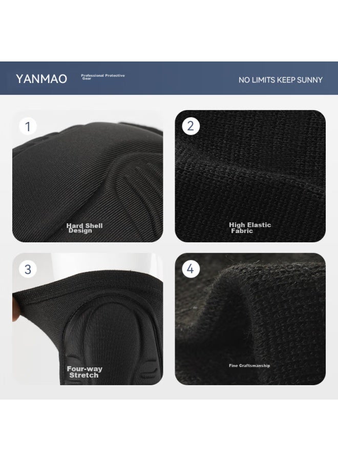 Yanmao Volleyball Knee Pads For Women, Professional Anti-collision And Anti-fall Sports Thickened Kneeling Knee Protectors For Teenagers, 1 Pair, Size L - Image 3