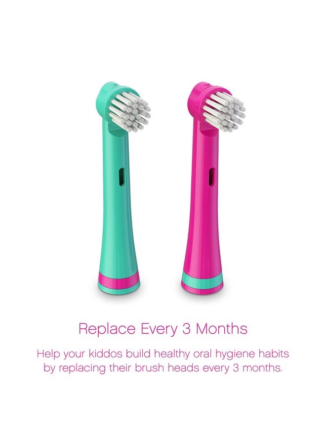 Brusheez Brusheez Electronic Toothbrush Replacement Brush Heads 2 Pack (Prancy The Pony)  - Image 2