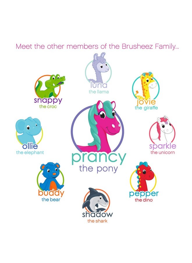 Brusheez Brusheez Electronic Toothbrush Replacement Brush Heads 2 Pack (Prancy The Pony)  - Image 4