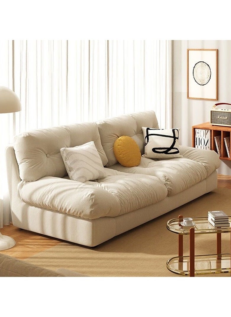 Generic - 80" Chenille Cloud Deep Seat Sofas for Living Room, Modern Sofa Couch for Small Spaces, Cozy Comfy Loveseat with Solid Wood Frame - Image 1