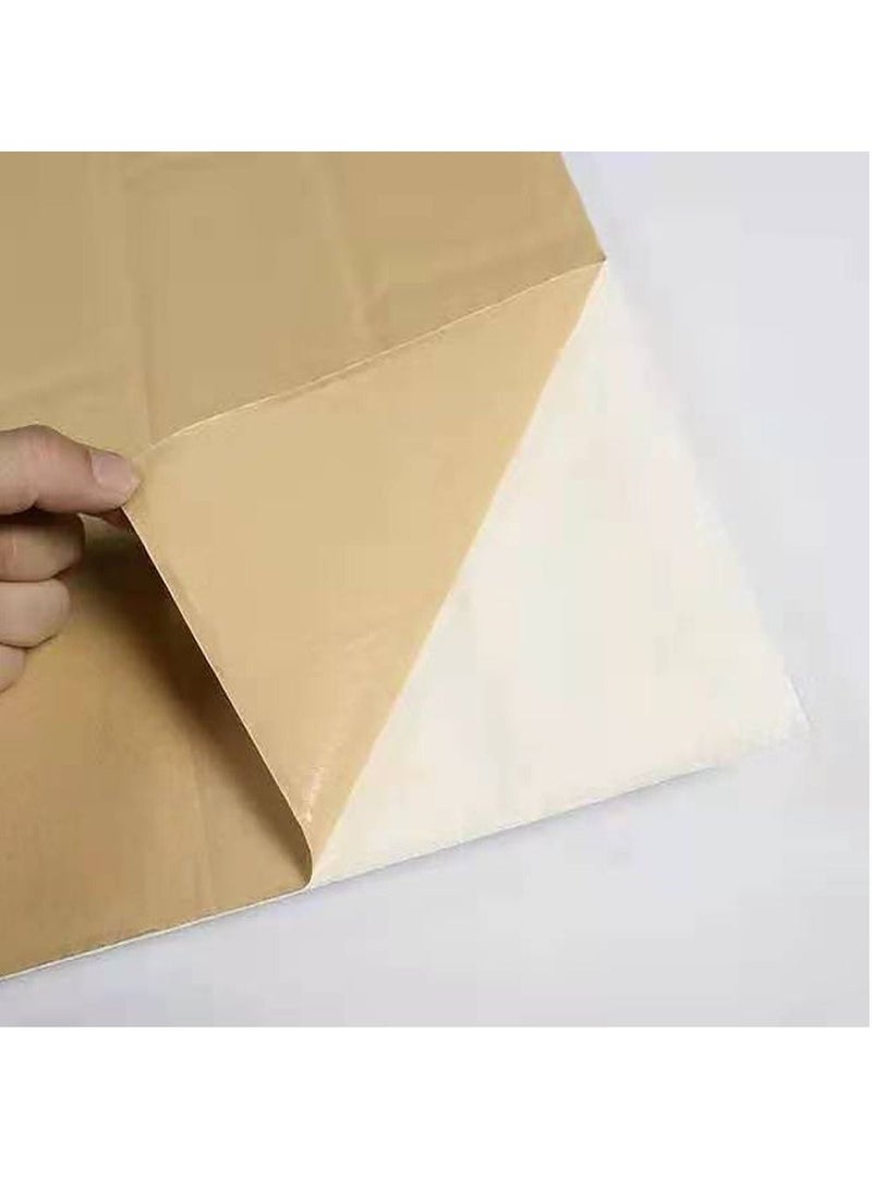 لينجوي ملصقات حائط من الطوب ثلاثي الأبعاد، ورق حائط ذاتي اللصق من رغوة البولي إيثيلين، قابل للإزالة ومقاوم للماء، بلاط حائط فني، قطعة واحدة - Image 4