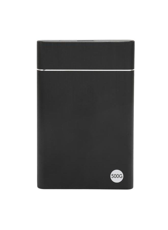Thoraya 2.5 Inch Portable Metal External Hard Drive USB3.0 High Speed Read and Write Ultra-thin External Hard Drive for PC/Mac/Laptop/PS5/Xbox One Black 500GB  - Image 2