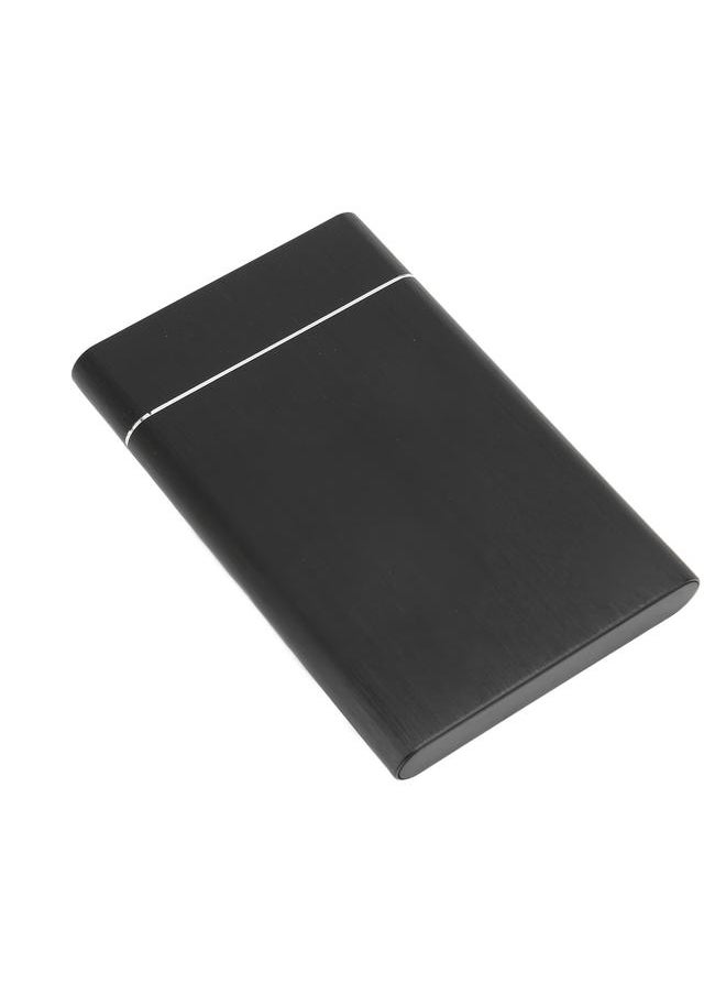 Thoraya - 2.5 Inch Portable Metal External Hard Drive USB3.0 High Speed Read and Write Ultra-thin External Hard Drive for PC/Mac/Laptop/PS5/Xbox One Black 500GB - Image 1