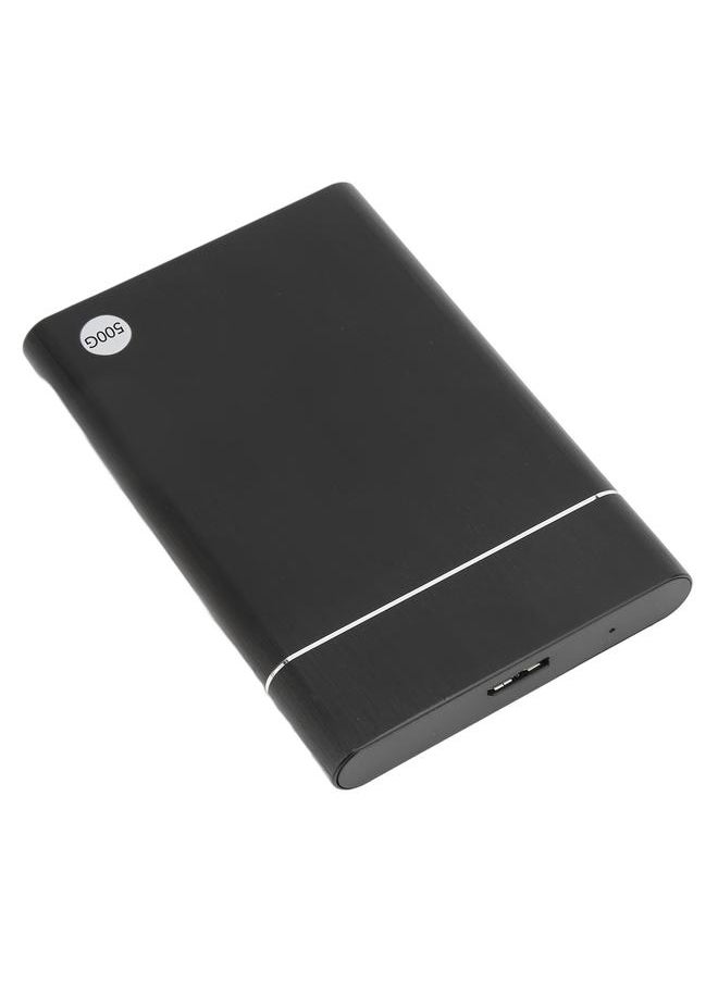 Thoraya 2.5 Inch Portable Metal External Hard Drive USB3.0 High Speed Read and Write Ultra-thin External Hard Drive for PC/Mac/Laptop/PS5/Xbox One Black 500GB  - Image 5