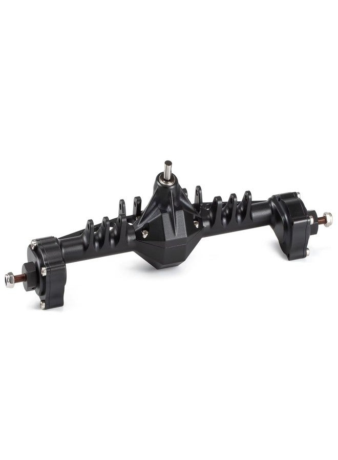 CobraCrawler Machined 7075 Aluminum One Piece Construction Offset Portal Axle with BTA Servo Mount for Axial Capra SCX10 III LCG Cheater Rigs (Black Rear Axle) - Image 2