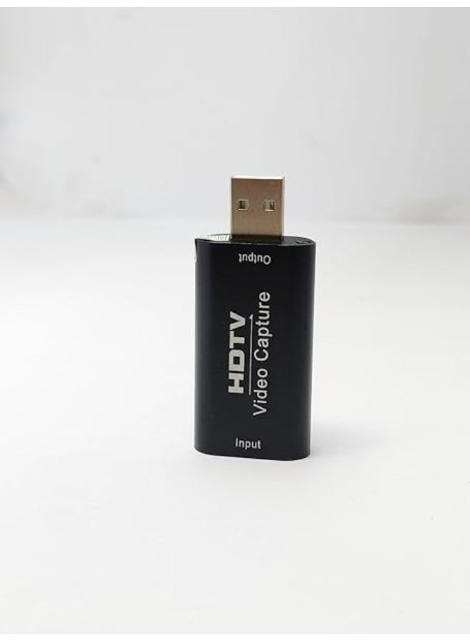 Type-C to HDMI Video Capture Adapter, USB-C Video Recording and Streaming Device for Live Broadcast, Gaming, Meetings and Content Creation - Image 1