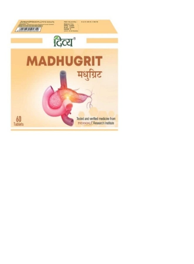 Patanjali Divya Madhugrit 60 Tab - Pack of 1, 100 Grams - Image 1
