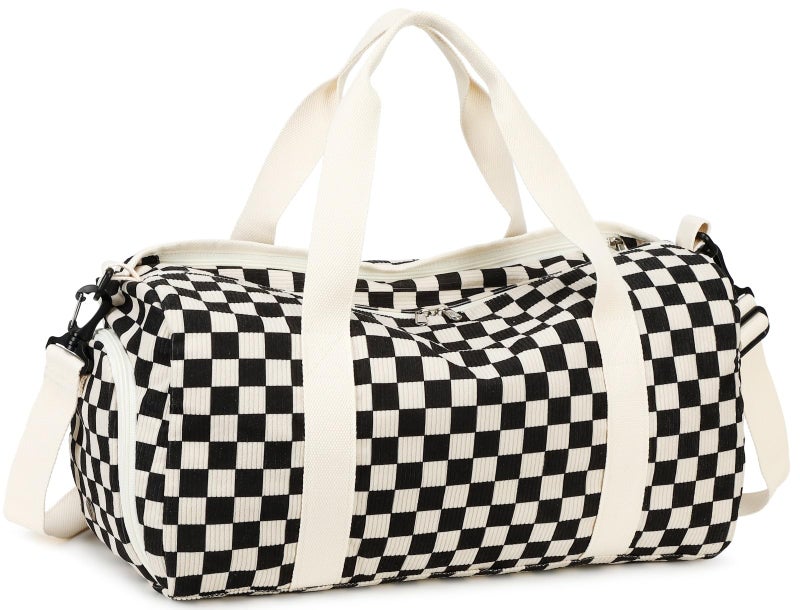 BLUBOON Duffle Bag Girls Kids Cute Gym Bag with Shoes Compartment & Wet Separation Waterproof Sports Overnight Travel Bag - Image 1
