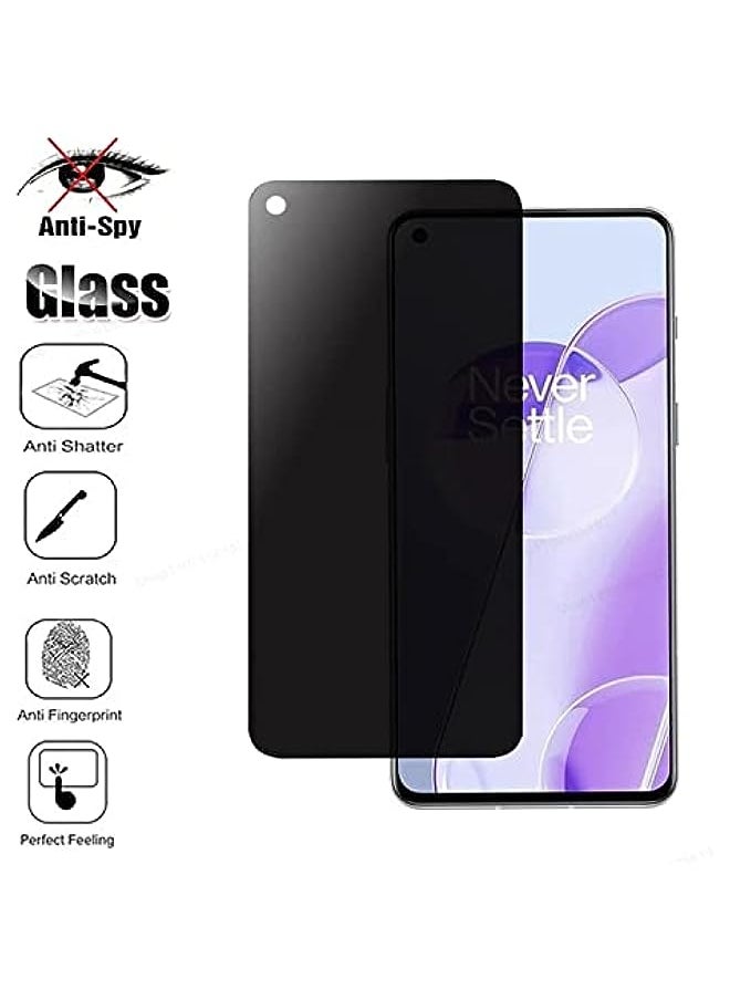 HuHa - [2+2 Pcs] Compatible With OnePlus 11 5G Privacy Screen Protector & Camera Lens Protector, Tempered Glass [Anti Spy] Friendly Screen Protector (1+11) - Image 1