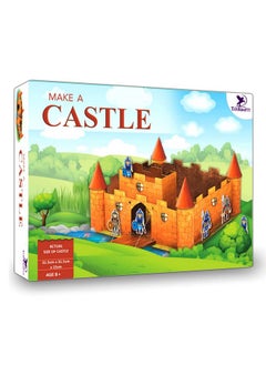 ToyKraft ToyKraft Craft Kit, Castle | Craft Kit Activity | Kids Activity Toys | Fun & Learning Toy | Construct Castle | Multi Colour, 18 Tubes (39699)  - Image 1