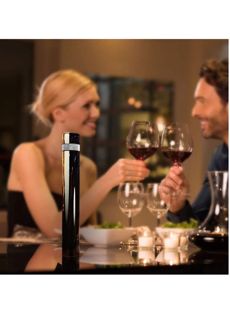 SYOSI Wine Opener Air Pressure Pump Opener Set, Include Air Pressure Pump Bottle Opener With Foil Cutter, Aerator Pourer, Vacuum Stopper Efficient Corkscrew Bottle Opener, Great For Wine Lovers  - Image 2