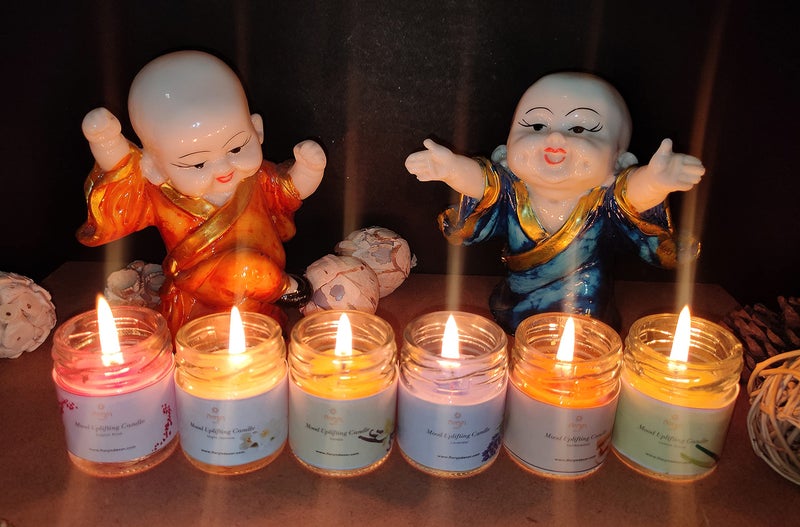 Floryn Decor Candles De Luxe Set 6 Scented Candle for Home Decor | Scented Candles Gift Set | Fragrance for Home Decor | Perfume Candles - Image 2