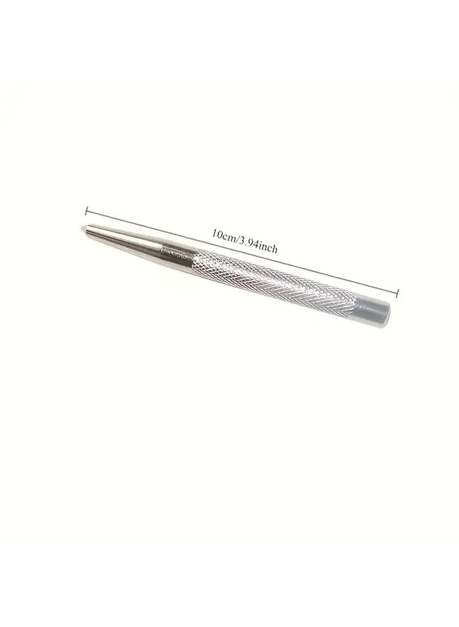 2Pcs High Hardness Center Punch with Non Slip Handle Tapered Point Punch for Metal Drilling Precision Marking Durable Iron Construction Ergonomic Grip for Professional Use Metalworking Tool - Image 2