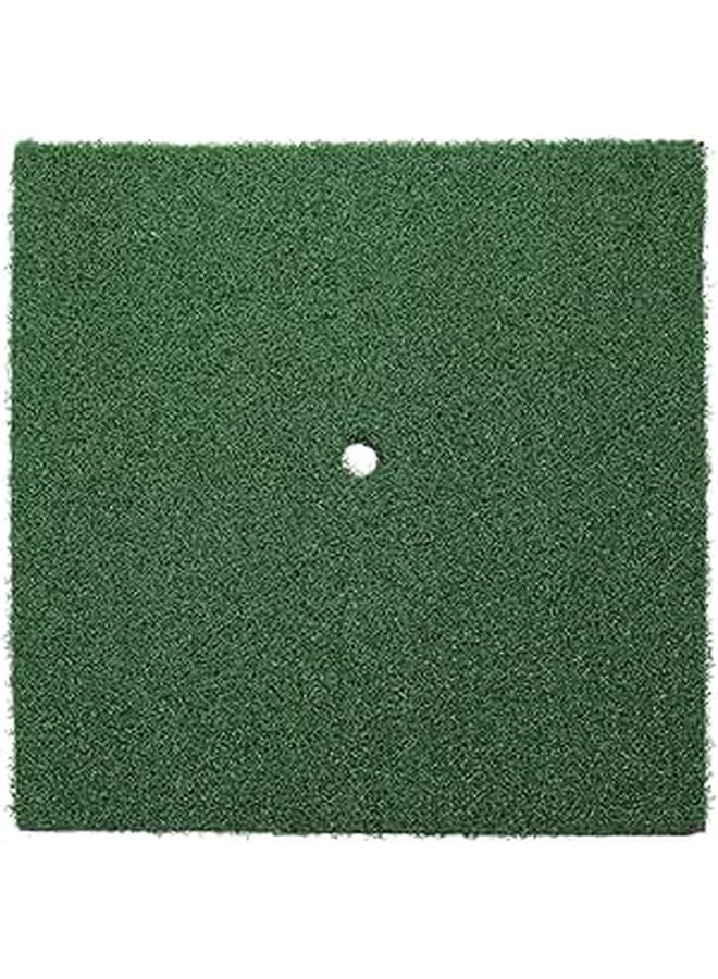 Mini Golf Swing Training Mat 30x30cm Artificial Grass Practice Turf - Image 1
