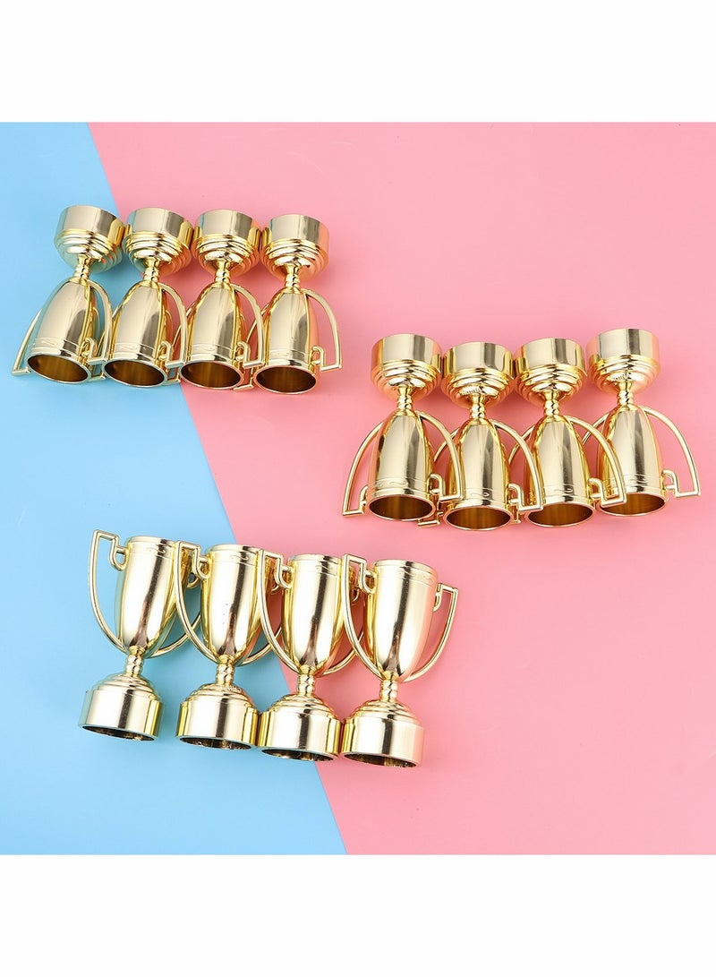 Plastic Cup Trophies for Kids Awards Set of 12 Gold Trophies for Competitions - Image 1