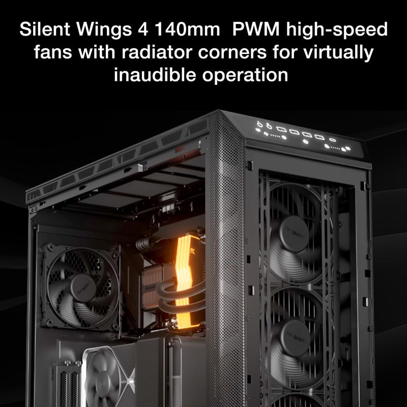 be quiet! Silent Loop 3 420mm CPU AIO Liquid Cooler | 3 Silent Wings 4 140mm PWM High-Speed Fans | Quiet Performance | 6-Pole Motor | Discreet ARGB Lighting | Refillable | Black | BW026 - Image 5