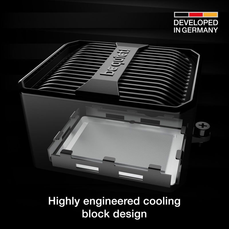 be quiet! Silent Loop 3 420mm CPU AIO Liquid Cooler | 3 Silent Wings 4 140mm PWM High-Speed Fans | Quiet Performance | 6-Pole Motor | Discreet ARGB Lighting | Refillable | Black | BW026 - Image 2