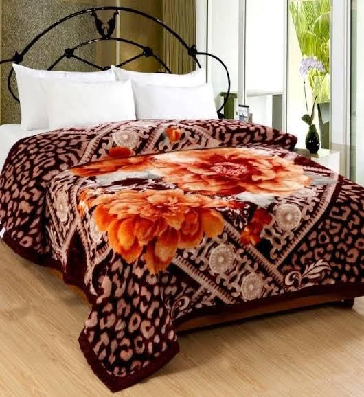 Bezzilish Home Bezzilish Home Luxurious Blanket Double Bed for Heavy Winter Mink Blanket Lightweight Specially for Diwali Gift Size 220 X 240 Cm Pack of 1 Multicolor 08 