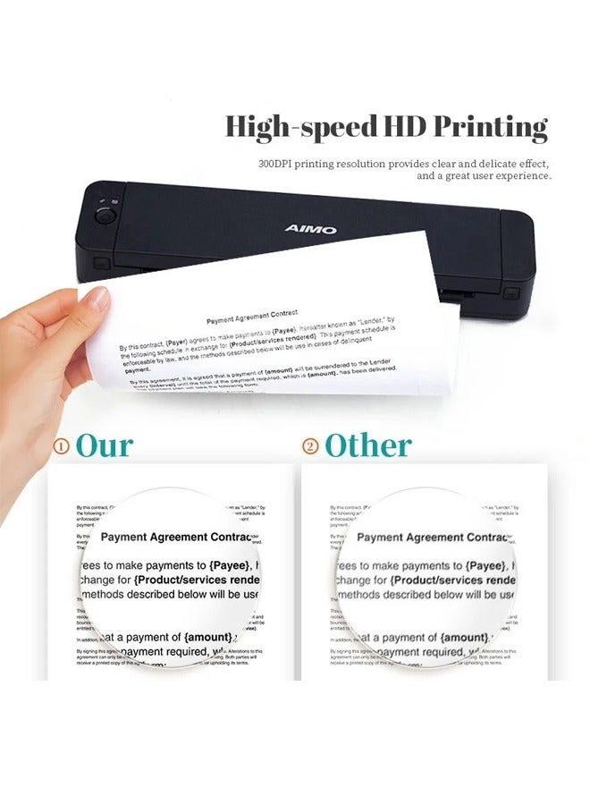 AIMO P832 A4 Thermal Transfer Printer/ A4 MOBILE PRINTER - Image 4