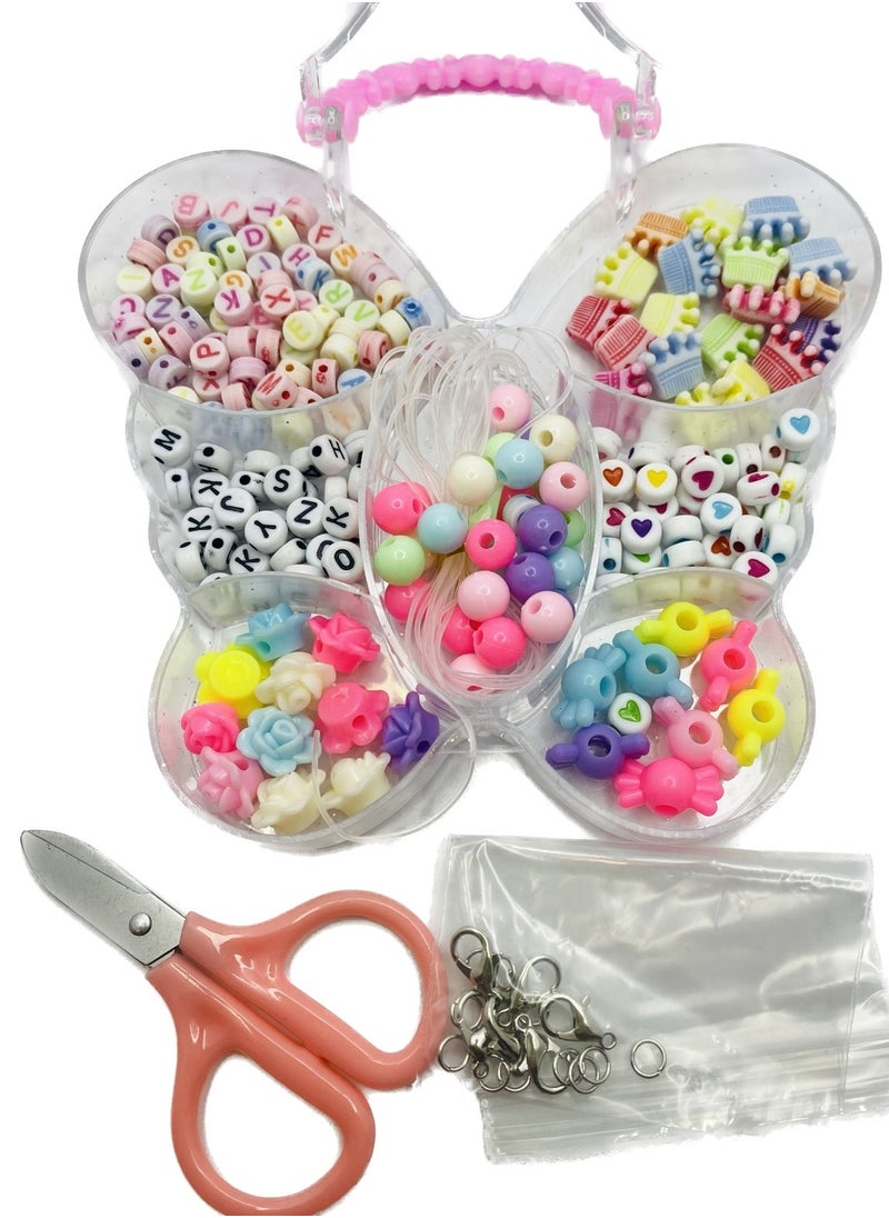 Generic - DIY Handmade Craft Beads With Box For Kids Butterfly Shape - Image 1