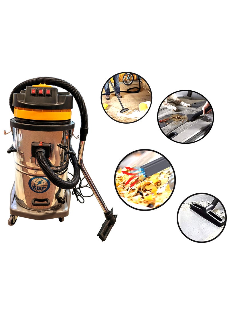 SUNRISE Wet Dry Vacuum, Vacuum Cleaner，80L, 4500W Strong Power Home Use Commercial Industrial Use  - Image 1