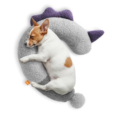 HiPetpy Dog Calming Pillow Soft Neck Pillow for Dogs Washable Sleep Pillow for Better Sleep Reduces Anxiety Gift for SmallMediumLarge Dogs and Cats - Image 1