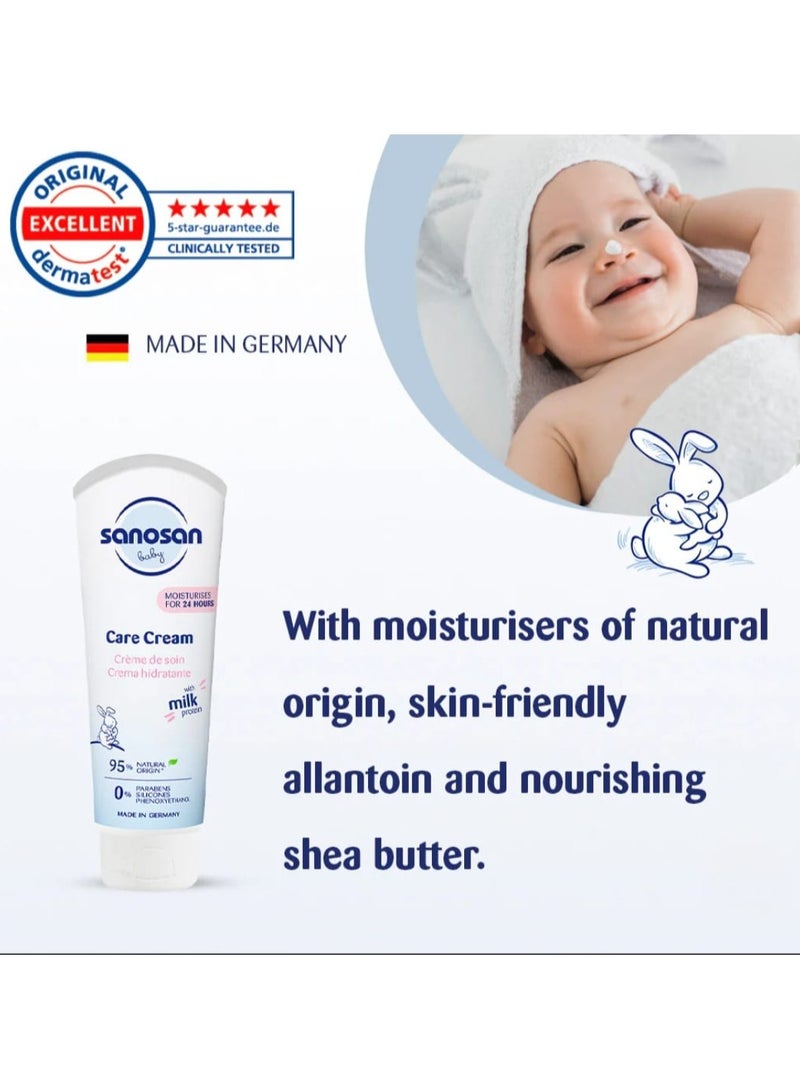 سانوسان كريم العناية الفائقة لترطيب عميق للوجه والجسم لمدة 24 ساعة لأطفال منذ سن الولادة 100مل - Image 4