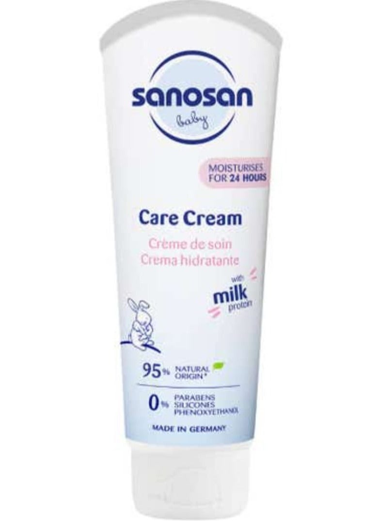 سانوسان كريم العناية الفائقة لترطيب عميق للوجه والجسم لمدة 24 ساعة لأطفال منذ سن الولادة 100مل - Image 1