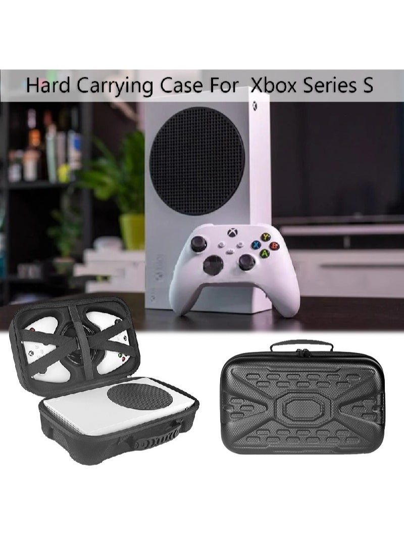 FlashHawk Travel Case Compatible with Xbox Series S, Large Capacity, Dustproof Shockproof, Protective Storage Bag, Black  - Image 2