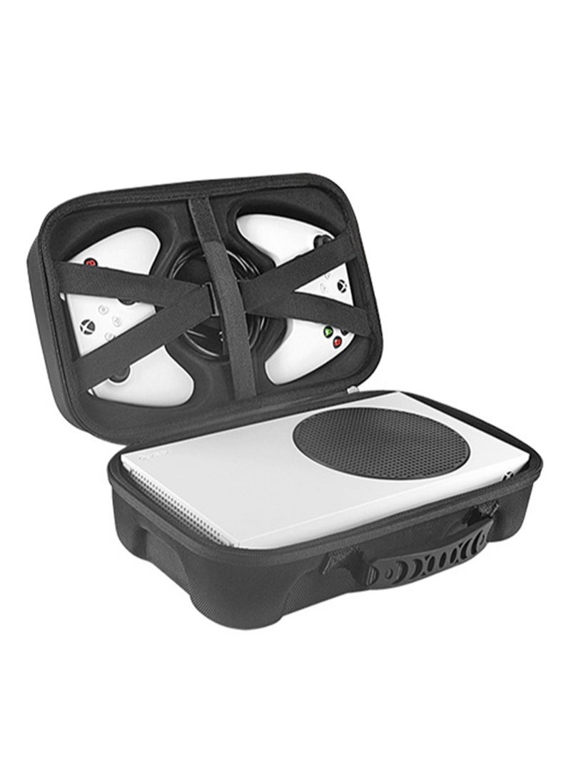 FlashHawk Travel Case Compatible with Xbox Series S, Large Capacity, Dustproof Shockproof, Protective Storage Bag, Black  - Image 4