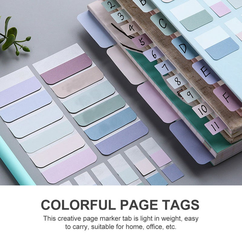1 Set Page Mat Sticky Memo Pad Marker Sticker Page Marker Student Supplies - Image 4