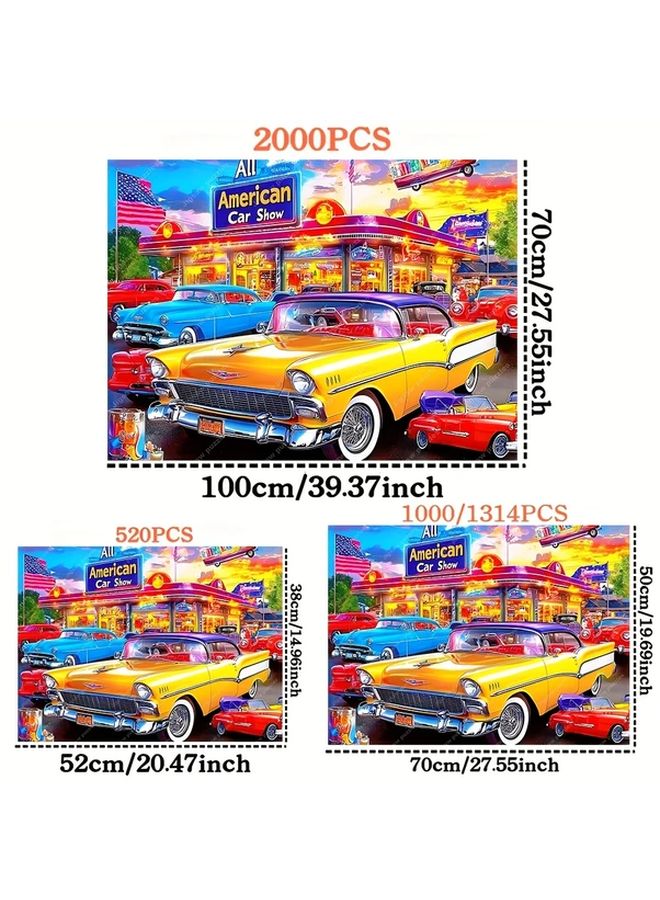 YF1185 Jigsaw Puzzles 19.69x27.56 Inch 2000 Pieces Adult Family DIY Wall Art Decor Gift - Image 3