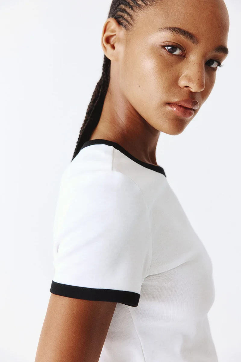 H&M Fitted T-Shirt