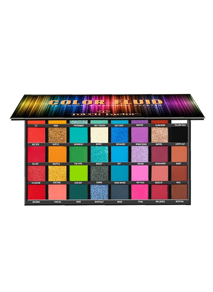 Touch Factor Color Fluid 40 Shades of Eyeshadow Palette…  - Image 1