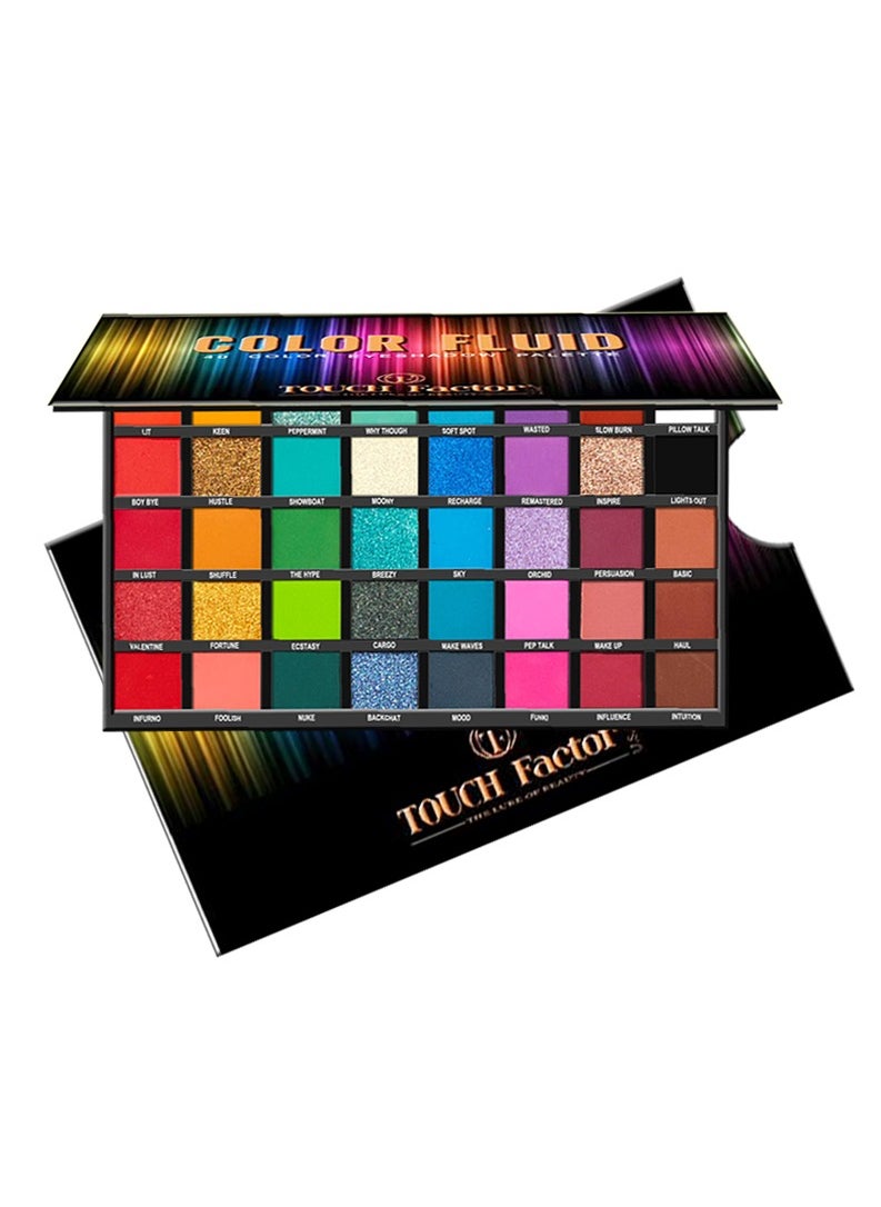 Touch Factor Color Fluid 40 Shades of Eyeshadow Palette…  - Image 2